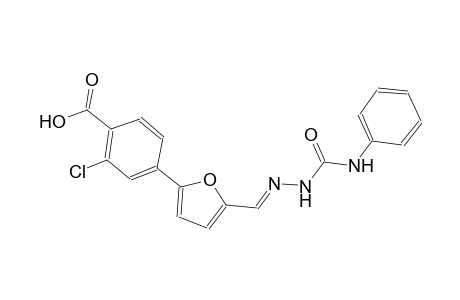 4-(5-{(E)-[(anilinocarbonyl)hydrazono]methyl}-2-furyl)-2-chlorobenzoic acid