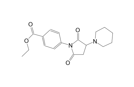 benzoic acid, 4-[2,5-dioxo-3-(1-piperidinyl)-1-pyrrolidinyl]-, ethyl ester