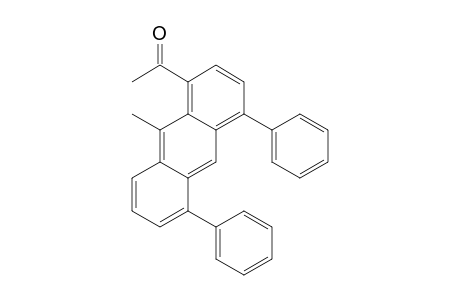 1-(9-Methyl-4,5-diphenyl-1-anthracenyl)-ethanone