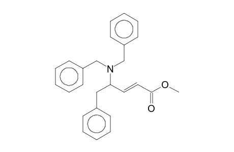 Methyl (2E)-4-(dibenzylamino)-5-phenyl-2-pentenoate