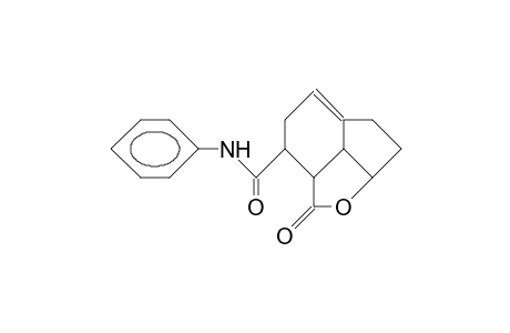 3-Oxa-tricyclo(5.4.1.0/3,11/)undec-7-en-2-one 10-(N-phenyl-carboxamide)