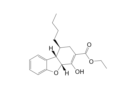 Ethyl (rac)-(1R,4aS,9bR)-1,2,4a,9b-tetrahydro-4-hydroxy-1-butyl-dibenzofuran-3-carboxylate