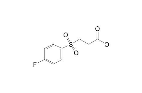 3-[(4-Fluorophenyl)sulfonyl]propanoic acid