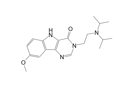 3-[2-(diisopropylamino)ethyl]-8-methoxy-3,5-dihydro-4H-pyrimido[5,4-b]indol-4-one