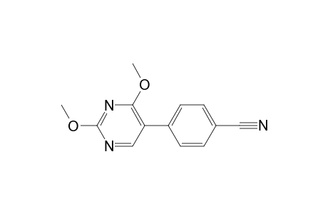 4-(2,4-dimethoxypyrimidin-5-yl)benzonitrile