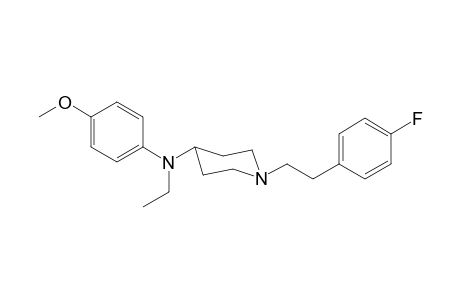 N-Ethyl-1-[2-(4-fluorophenyl)ethyl]-N-4-methoxyphenylpiperidin-4-amine