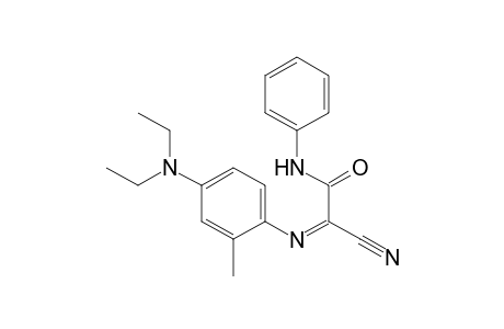 Acetamide, 2-cyano-2-[[4-(diethylamino)-2-methylphenyl]imino]-N-phenyl-