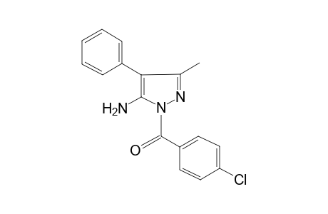 (5-amino-3-methyl-4-phenyl-1-pyrazolyl)-(4-chlorophenyl)methanone