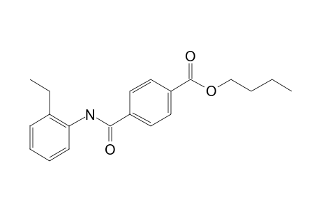 Terephthalic acid, monoamide, N-(2-ethylphenyl)-, butyl ester