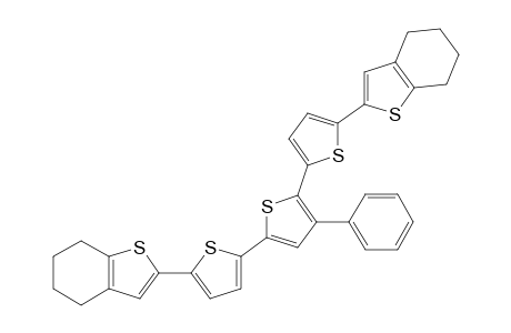 2-[5-[3-phenyl-5-[5-(4,5,6,7-tetrahydro-1-benzothiophen-2-yl)-2-thiophenyl]-2-thiophenyl]-2-thiophenyl]-4,5,6,7-tetrahydro-1-benzothiophene