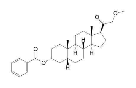 3.alpha.-Hydroxy-21-methoxy-5.beta.-pregnan-20-one-benzoate