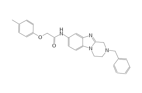 N-(2-benzyl-1,2,3,4-tetrahydropyrazino[1,2-a]benzimidazol-8-yl)-2-(4-methylphenoxy)acetamide