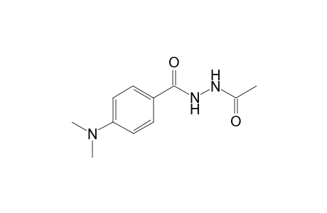 Hydrazine, N-(4-dimethylaminobenzoyl)-N'-acetyl-