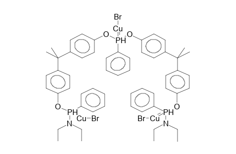 O,O-BIS[4-(2-PARA-N,N-DIETHYLAMINOPHENYLPHOSPHINOXYPHENYLPROP-2-YL)PHENYL]PHENYLPHOSPHONITE-TRIS(COPPER BROMIDE) COMPLEX