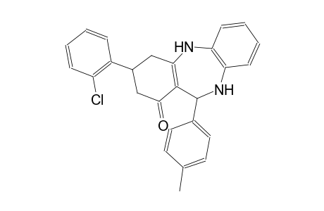 3-(2-chlorophenyl)-11-(4-methylphenyl)-2,3,4,5,10,11-hexahydro-1H-dibenzo[b,e][1,4]diazepin-1-one