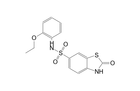 N-(2-ethoxyphenyl)-2-oxo-2,3-dihydro-1,3-benzothiazole-6-sulfonamide