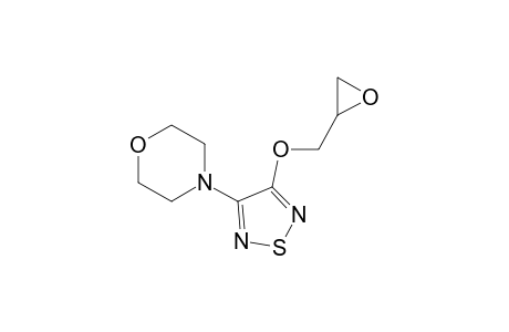 4-[4-(oxiran-2-ylmethoxy)-1,2,5-thiadiazol-3-yl]morpholine