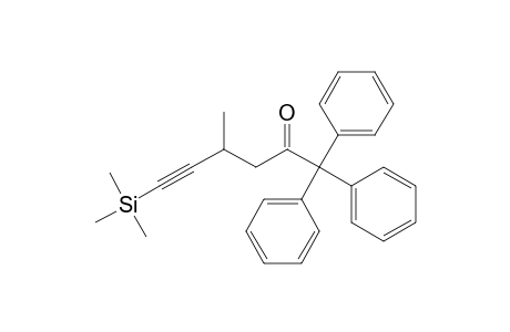 5-Hexyn-2-one, 4-methyl-1,1,1-triphenyl-6-(trimethylsilyl)-, (.+-.)-