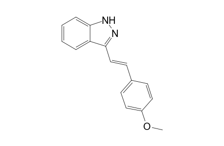 (E)-3-(4-methoxystyryl)-1H-indazole