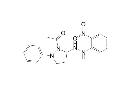 1-Phenyl-3-(nitrophenyl)hydrazino-2-acetyl-pyrazolidine
