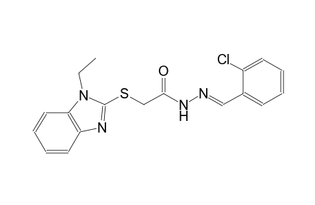 acetic acid, [(1-ethyl-1H-benzimidazol-2-yl)thio]-, 2-[(E)-(2-chlorophenyl)methylidene]hydrazide