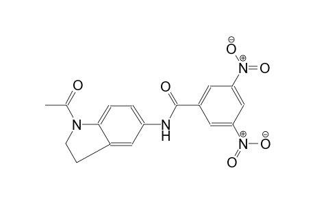 N-(1-acetyl-2,3-dihydro-1H-indol-5-yl)-3,5-dinitrobenzamide