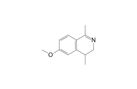 Isoquinoline, 3,4-dihydro-6-methoxy-1,4-dimethyl-