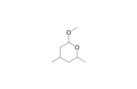 Tetrahydro-4E,6E-dimethyl-2E-methoxypyran