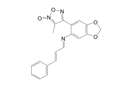 3-METHYL-4-(2-XYNAMYLYDENAMINO-4,5-METHYLENDIOXYPHENYL)-FUROXAN