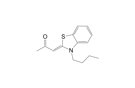 (1Z)-1-(3-butyl-1,3-benzothiazol-2-ylidene)-2-propanone