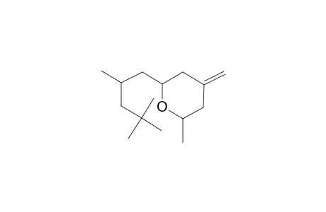 2-Methyl-4-methylene-6-(2,4,4-trimethylpentyl)oxane