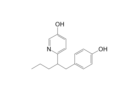 6-[1-(4-Hydroxy-benzyl)-butyl]-pyridin-3-ol