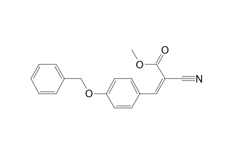 3-(4-Benzyloxy-phenyl)-2-cyano-acrylic acid methyl ester