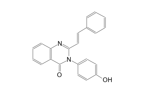 3-(4-hydroxyphenyl)-2-[(E)-2-phenylethenyl]-4(3H)-quinazolinone