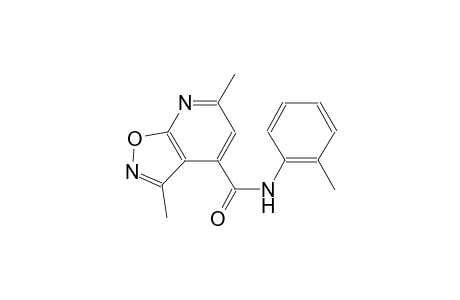 isoxazolo[5,4-b]pyridine-4-carboxamide, 3,6-dimethyl-N-(2-methylphenyl)-