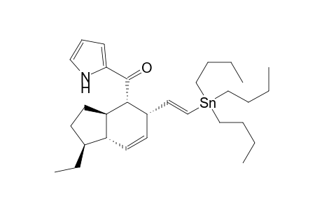 (1S,3aR,4S,5R,7aS)-1-Ethyl-5-[(E)-2-(tri-n-butylstannyl)vinyl]-4-(2-pyrrolylcarbonyl)-2,3,3a,4,5,7a-hexahydro-1H-indene