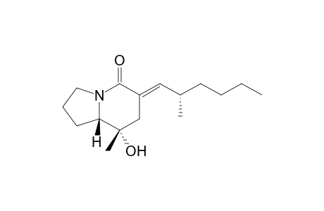 (3E)-(5S,6S)-5-Hydroxy-3[(S)-2-methylhexylidene]-5-methylazabicyclo[4.3.0]nonan-2-one
