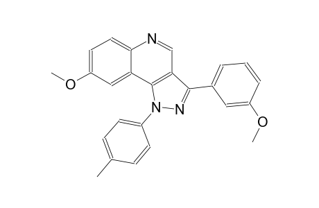 8-methoxy-3-(3-methoxyphenyl)-1-(4-methylphenyl)-1H-pyrazolo[4,3-c]quinoline