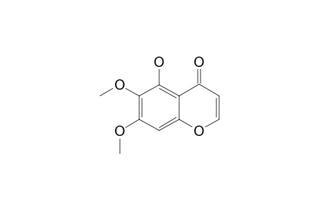 PISONIN_A;5-HYDROXY-6,7-DIMETHOXYCHROMONE