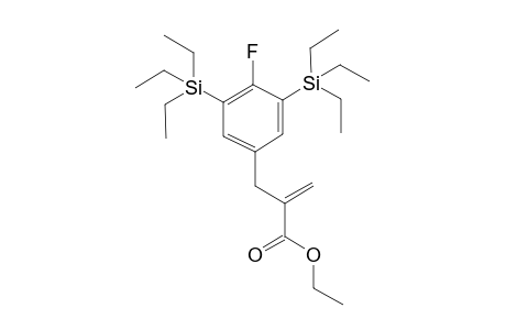 ethyl 2-(4-fluoro-3,5-bis(triethylsilyl)benzyl)acrylate