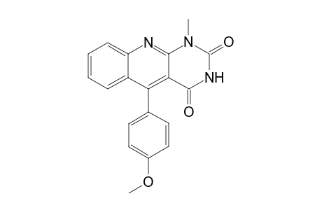 1-Methyl-5-(4'-methoxyphenyl)-5-deazaalloxazine