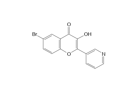 6-BROMO-3-HYDROXY-2-(3-PYRIDYL)CHROMONE