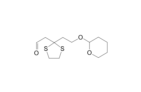 2-[2-(2-tetrahydropyran-2-yloxyethyl)-1,3-dithiolan-2-yl]acetaldehyde