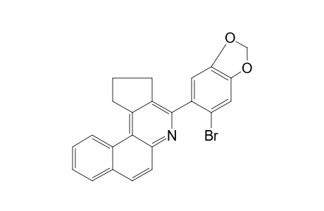 4-(6-Bromo-1,3-benzodioxol-5-yl)-2,3-dihydro-1H-benzo[f]cyclopenta[c]quinoline