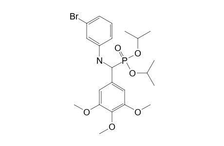 O,O'-DI-ISOPROPYL-ALPHA-(3-BROMOPHENYLAMINO)-3,4,5-TRIMETHOXYBENZYLPHOSPHONATE