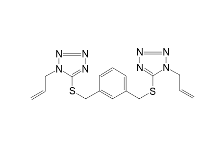 1-Allyl-5-[(3-([(1-allyl-1H-tetraazol-5-yl)sulfanyl]methyl)benzyl)sulfanyl]-1H-tetraazole