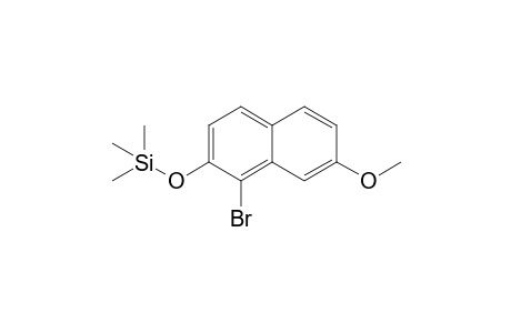 (1-bromo-7-methoxy-2-naphthoxy)trimethylsilane