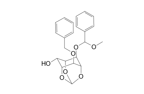 4-O-Benzyl-6-O-(.alpha.-methoxybenzyl)-myo-inositol orthoformate