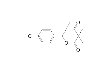 6-(4-Chlorophenyl)-3,3,5,5-tetramethyldihydro-2H-pyran-2,4(3H)-dione