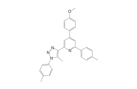 4-(4-Methoxyphenyl)-2-(5-methyl-1-(p-tolyl)-1H-1,2,3-triazol-4-yl)-6-(p-tolyl)pyridine